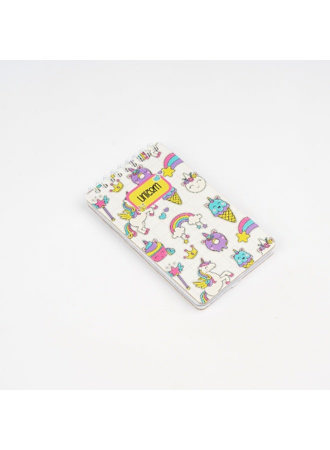 Borg El Arab Unicorn Spiral Notebooks Collection Bundle 5 Items A6 Size  - Image 4