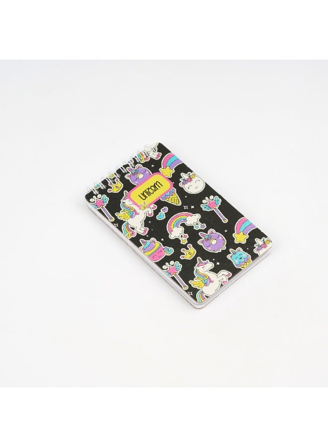 Borg El Arab Unicorn Spiral Notebooks Collection Bundle 5 Items A6 Size  - Image 3