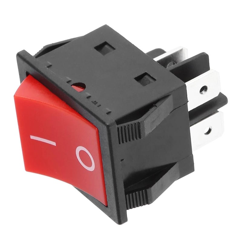 Rocker Switch, Button Switch Welding Machine 4 Pin Boat Type On Off, Mini Rocker Switch for Controls On Off Function of Electric Equipment (1PCS) - Image 3