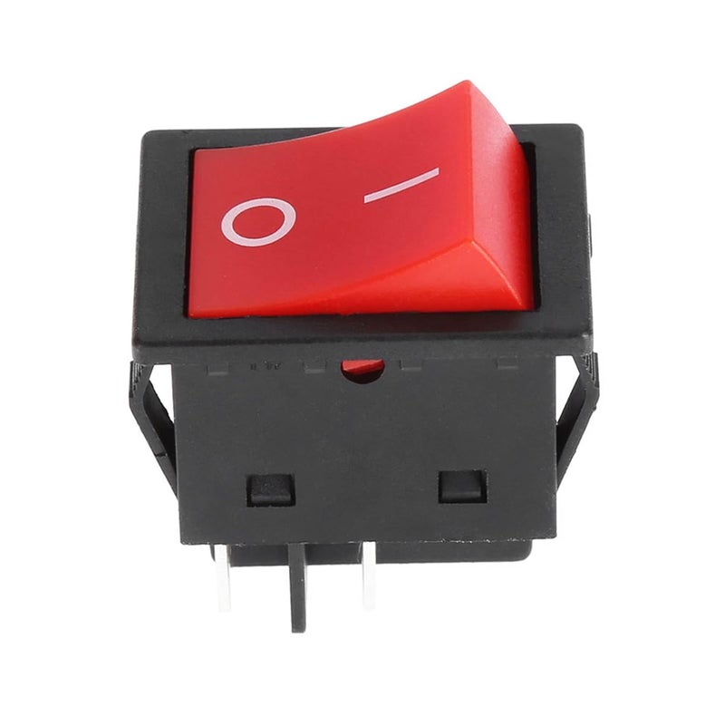 Rocker Switch, Button Switch Welding Machine 4 Pin Boat Type On Off, Mini Rocker Switch for Controls On Off Function of Electric Equipment (1PCS) - Image 5