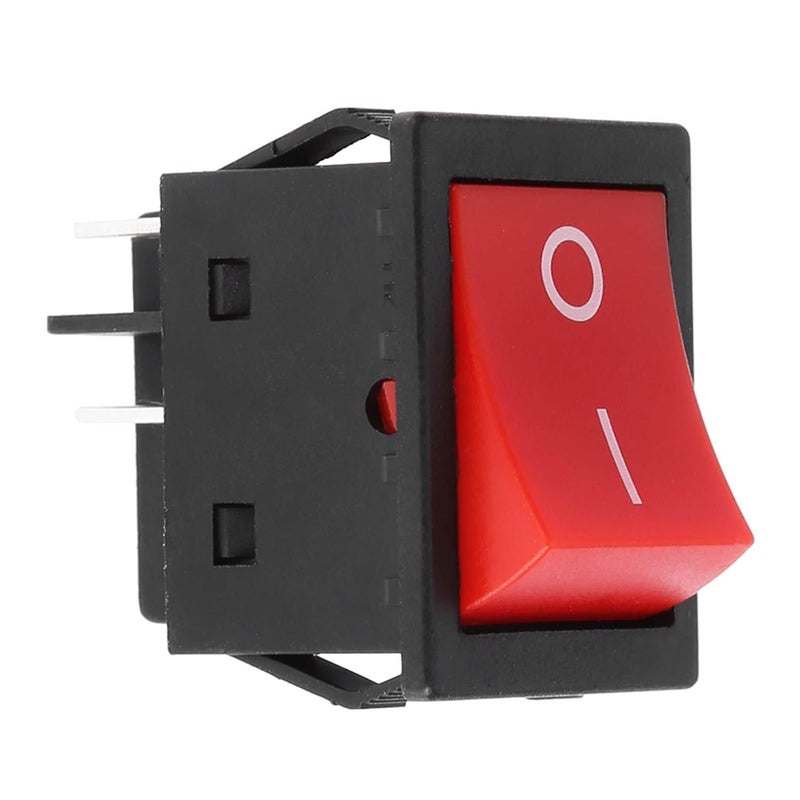 Rocker Switch, Button Switch Welding Machine 4 Pin Boat Type On Off, Mini Rocker Switch for Controls On Off Function of Electric Equipment (1PCS) - Image 1