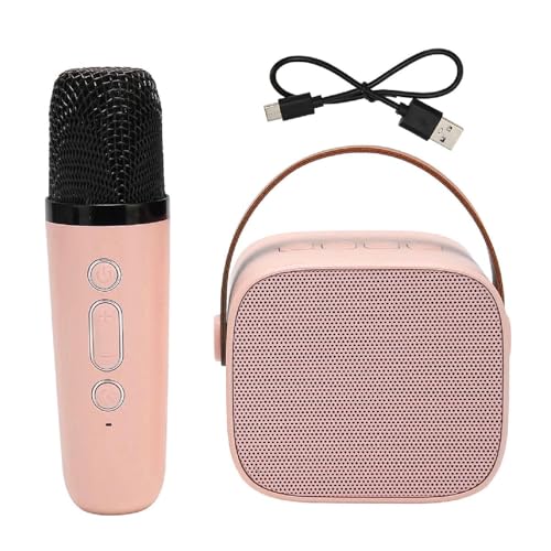 Camin Bluetooth Wireless Karaoke Speaker with Mic, Birthday Parties & Events, Kids Playing Speaker Toys, Home Singing AI Voice Changer Bluetooth Speaker with Mic - Image 1