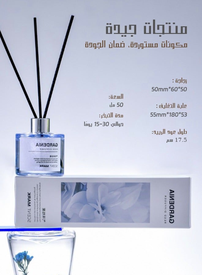 Litus Home Perfume Reed Diffuser,Green Tea(Refreshing Green Tea Breeze) Fragrance,5 Rattan Reeds,50ml - Image 4