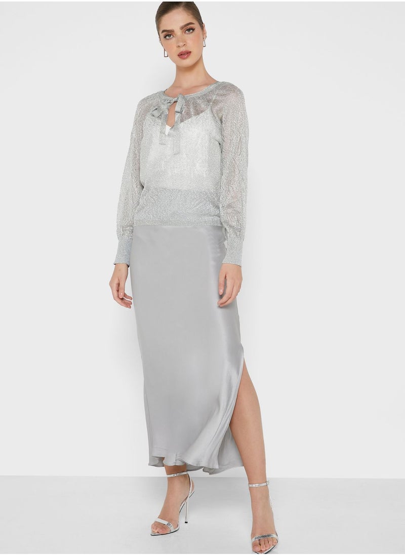 RIVER ISLAND - Asymmetric Midi Skirt - Image 1