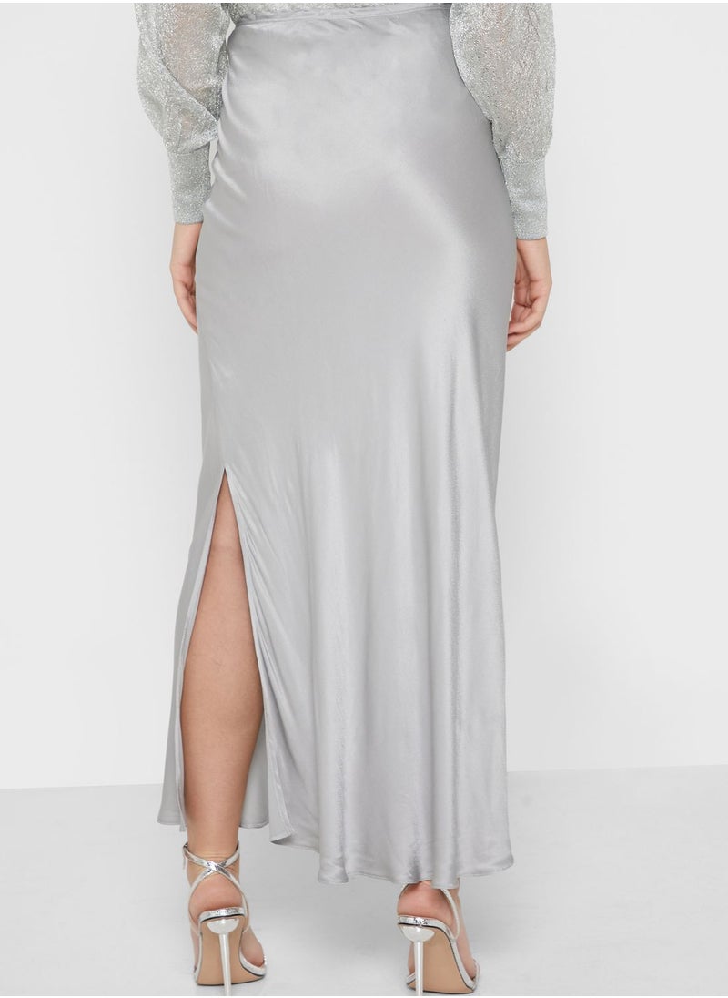 RIVER ISLAND - Asymmetric Midi Skirt - Image 1