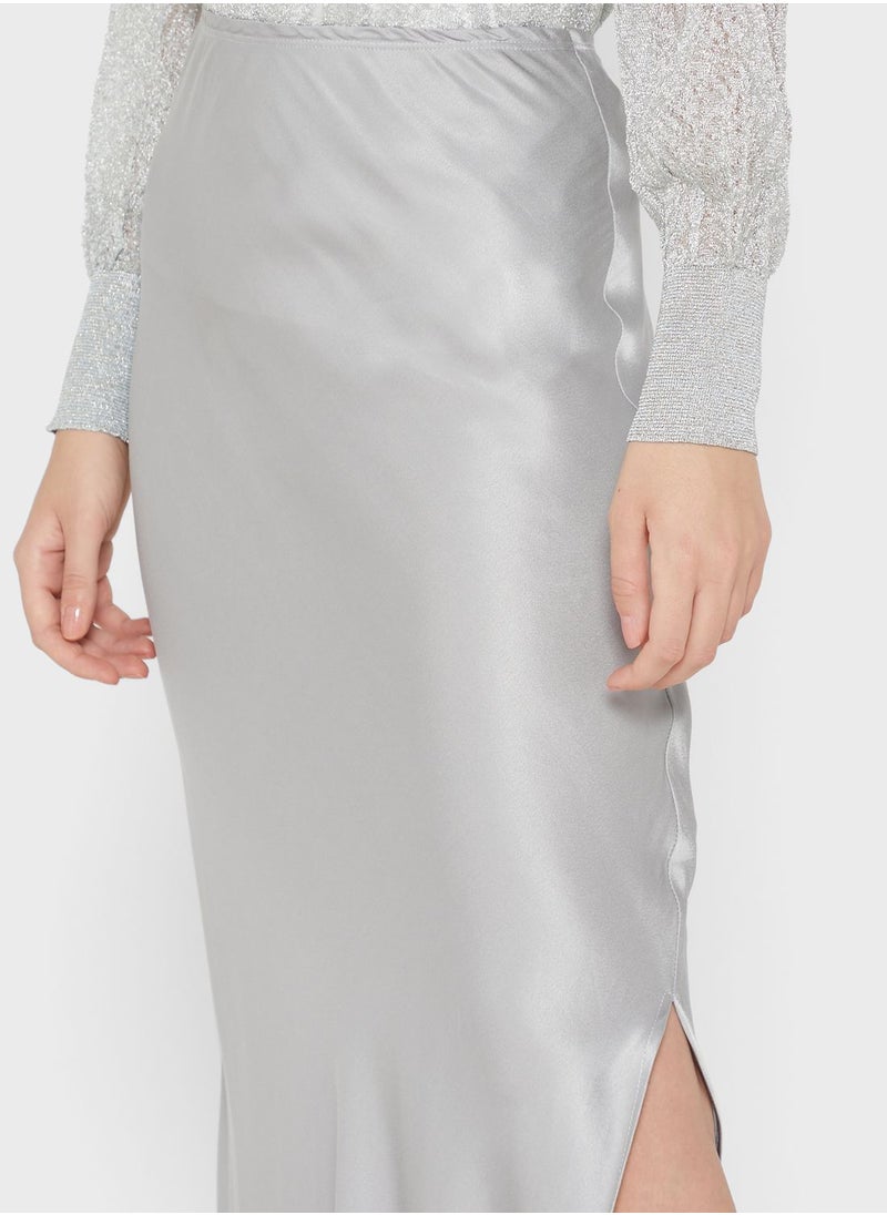 RIVER ISLAND - Asymmetric Midi Skirt - Image 1