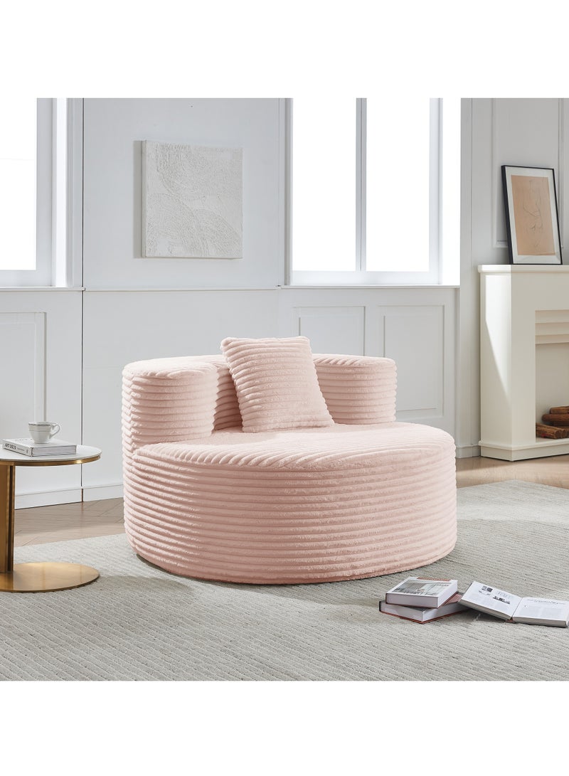 متجر ان زون كنبة فخمة بتصميم دائري انيق تضيف لمسة فنية الى ديكورك - Image 2