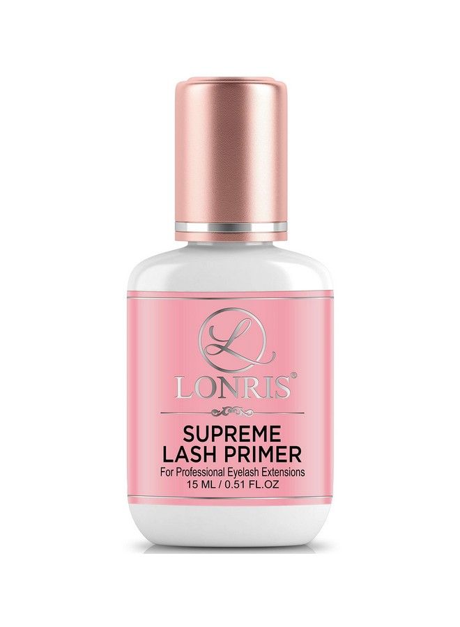 LONRIS Eyelash Extension Primer 30% Better Retention Lonris Cleanser 15 Ml/Protein Oil Remover/Increase Adhesive Bonding Power/Pretreatment For Individual Semipermanent Extensions Glue Supplies - Image 2