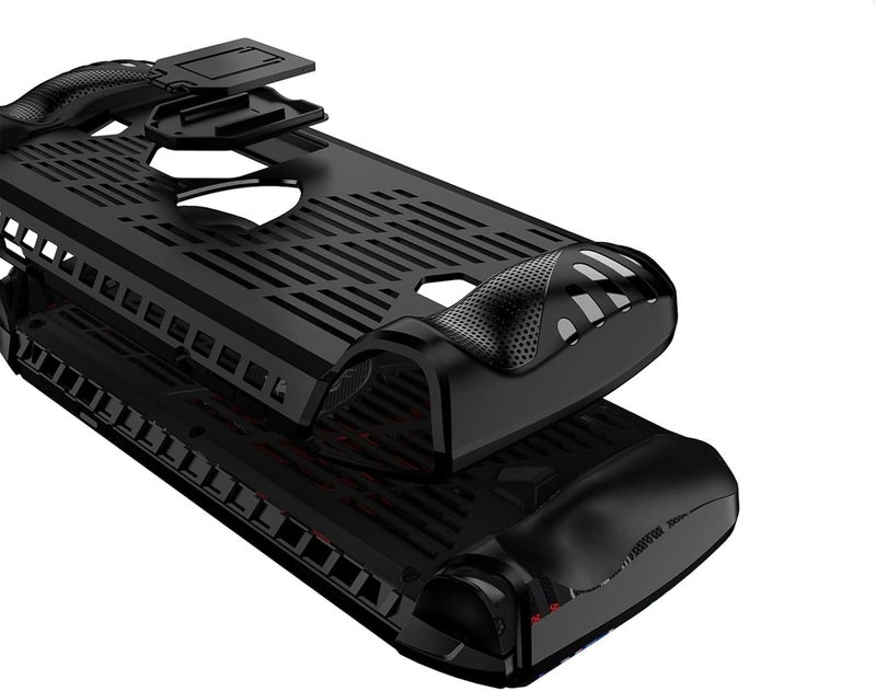 مناسب لحالة حماية MSI claw، مقوس TPU، ملحقات أجهزة اللعب المحمولة، حالة حماية مضادة للسقوط، لون أسود - Image 5