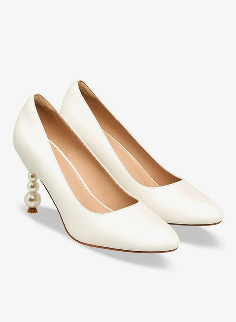 Flora Bella By Shoexpress Flora Bella Women Pearl Shaped Heel Pumps Ramadan Collection