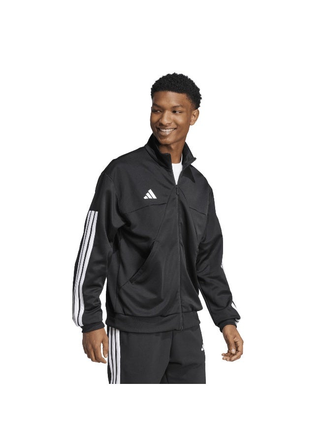 Adidas M Tiro Tt Black Training Track Tops For Men XS - Image 4