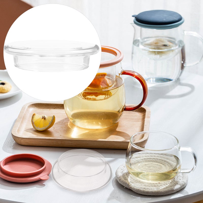 🍳 أغطية أباريق شاي مقاومة للحرارة ومتينة للاستخدام المنزلي سهلة التنظيف من الزجاج - Image 1