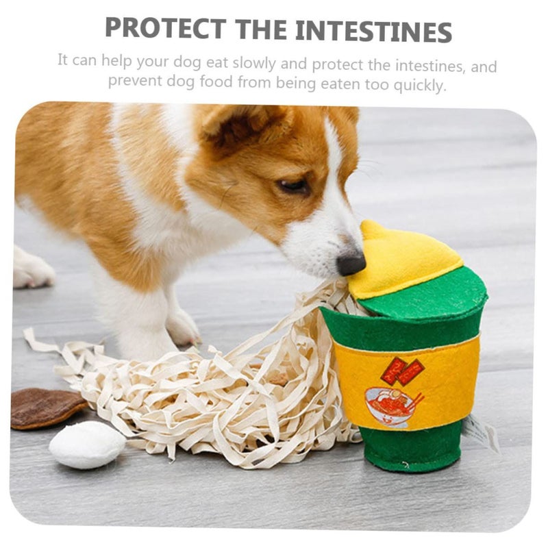Felt Cotton Tape Slow Feeder Dog Sniff Toy Puppy Mental Enrichment Pet Game - Image 3