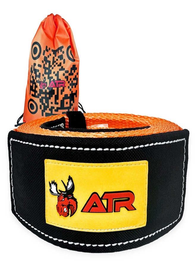 ATR Recovery Tow Strap 3" x 20ft - 22,200 lbs Breaking Strength, Heavy Duty Strap for Truck, SUV, Off-Road Pulling, Tow Rope with Storage Bag - Image 1