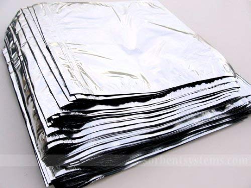 Agroha Agroha Plastic Silver Pouch size_46inch Pack of 70  - Image 3