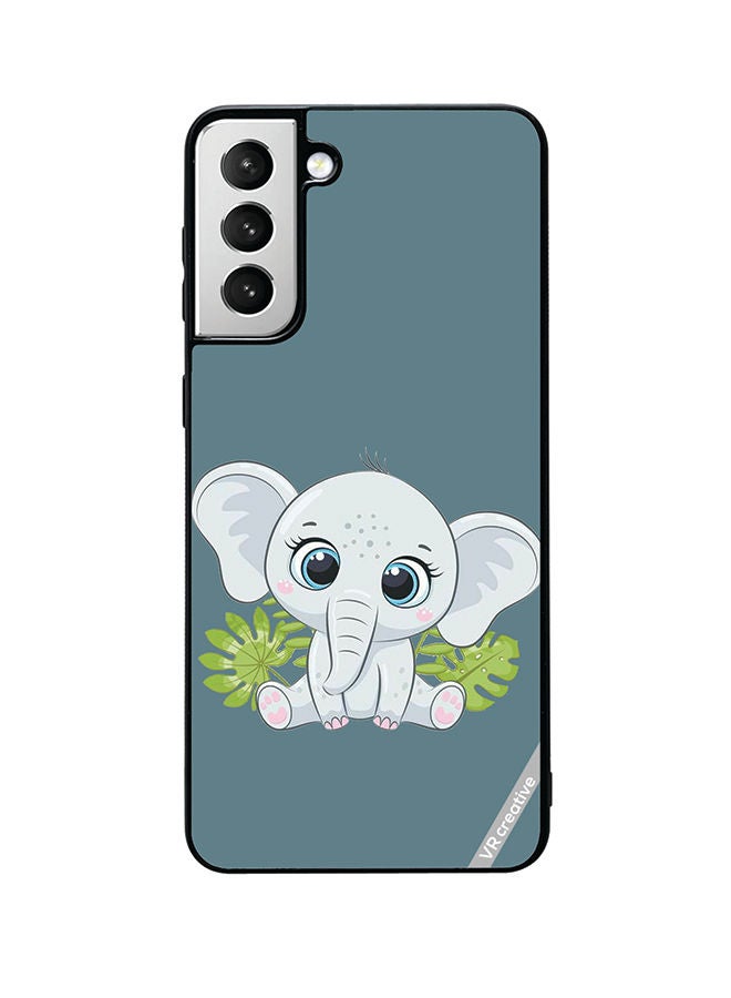 VR CREATIVE Protective Case Cover For Samsung Galaxy S22 Plus 5G Elephant Design Multicolour - Image 1