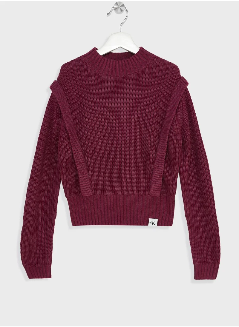 Calvin Klein Jeans Kids Crew Neck Sweater