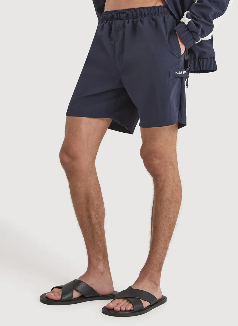 Nautica Men Swim Shorts for Beach, Poolside and Summer Wear - Blue