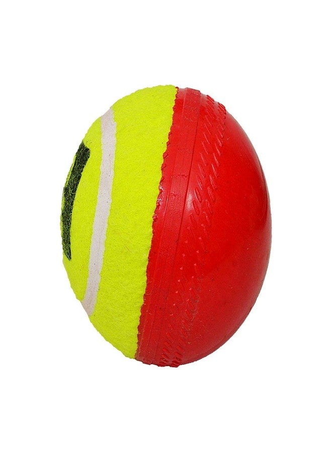 Gunn & Moore Rubber Swing King Tennis Cricket Ball (Red/Yellow) - Image 3