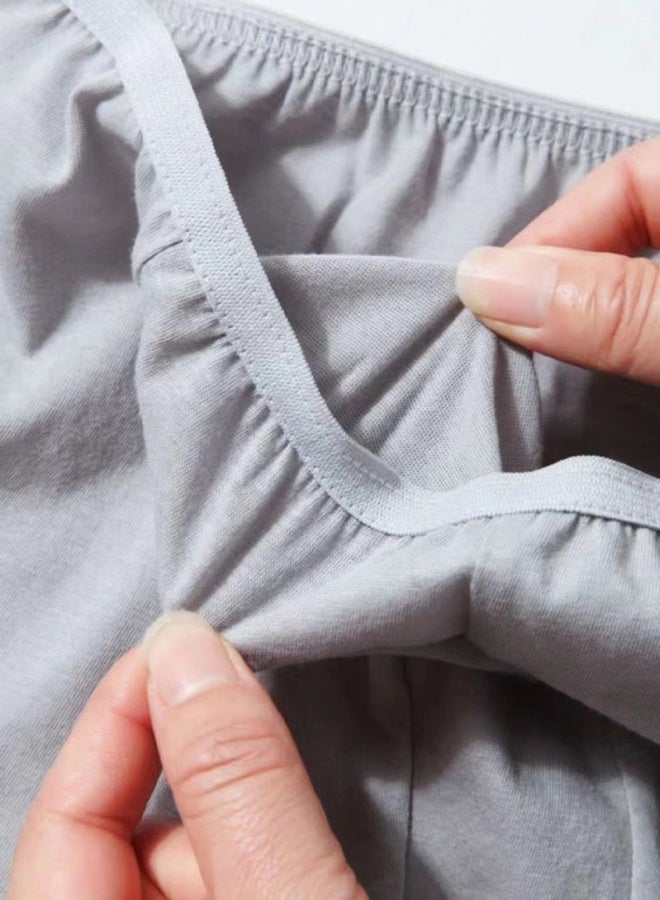 Lemon 5PCS Men's Liners Disposable Cotton Underwear  Briefs Panties for Travel Hotel Hospital - Image 2