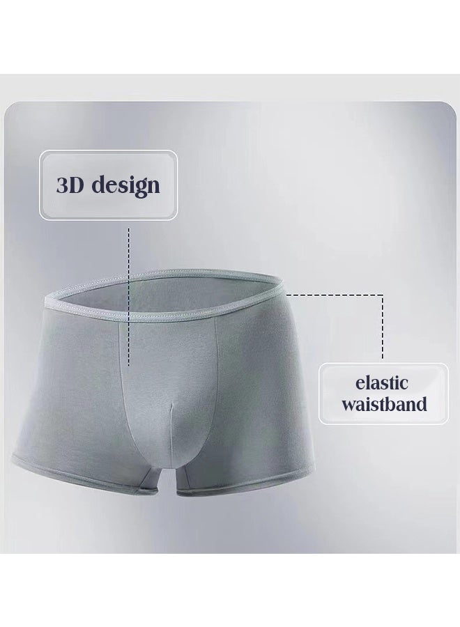 Lemon 5PCS Men's Liners Disposable Cotton Underwear  Briefs Panties for Travel Hotel Hospital - Image 4