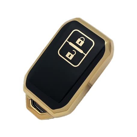 Guance 3D (Black) TPU Key Shell Key Cover for Baleno, Grand Vitara, XL6, Swift, Brezza, Celerio, Ignis, Ertiga, Dzire, Fronx, Urban Cruiser, Glanza, Hyryder (Black,1 Pcs) Car Key Cover - Image 5