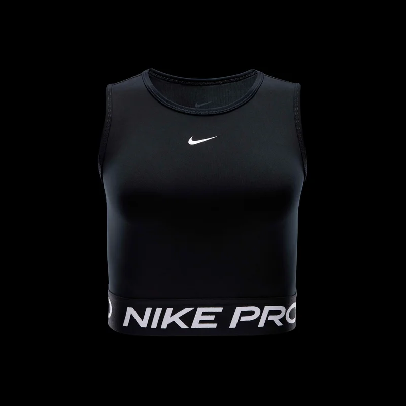 Nike Black Women's Pro Dri-FIT Crop Top for Women | Best Price UAE