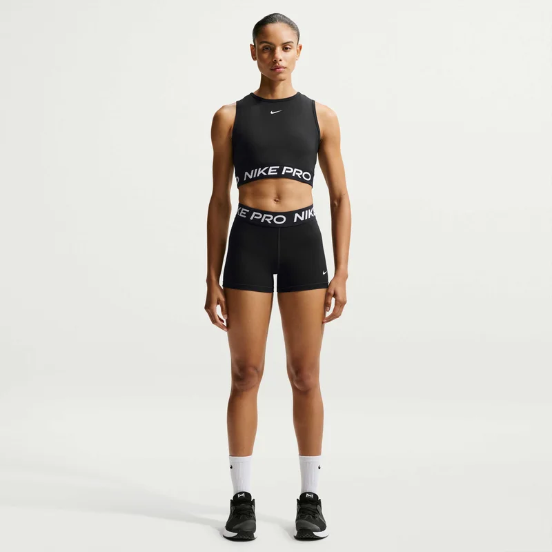 Nike Black Women's Pro Dri-FIT Crop Top for Women | Best Price UAE