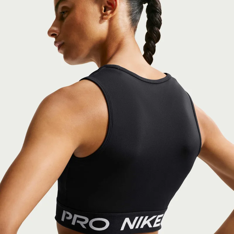 Nike Black Women's Pro Dri-FIT Crop Top for Women | Best Price UAE