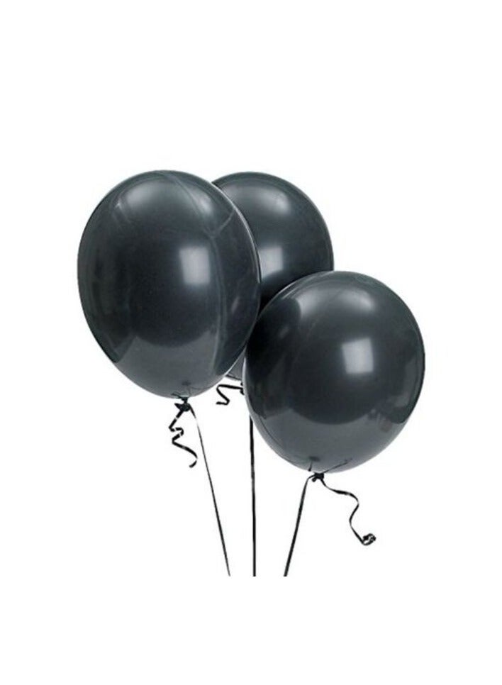 فن إكسبريس فن اكسبريس - بالونات أونيكس سوداء للحفلات - ديكور الحفلات - بالونات - بالونات لاتكس - الحفلات - 44 قطعة