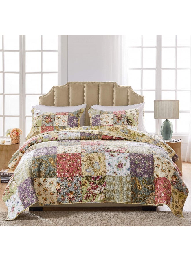 Greenland Home Greenland Home Blooming Prairie Quilt Set, 2-Piece Twin/XL, Multicolor/Assorted - Image 2