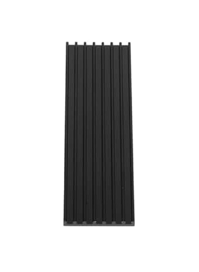 M2 SSD Heatsink Cooler with Thermal Pads Aluminum Passive Cooling for PC Laptop Black - Image 1