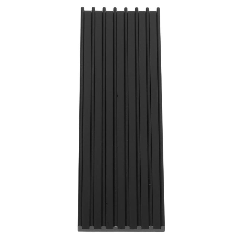 M2 SSD Heatsink Cooler with Thermal Pads Aluminum Passive Cooling for PC Laptop Black - Image 2