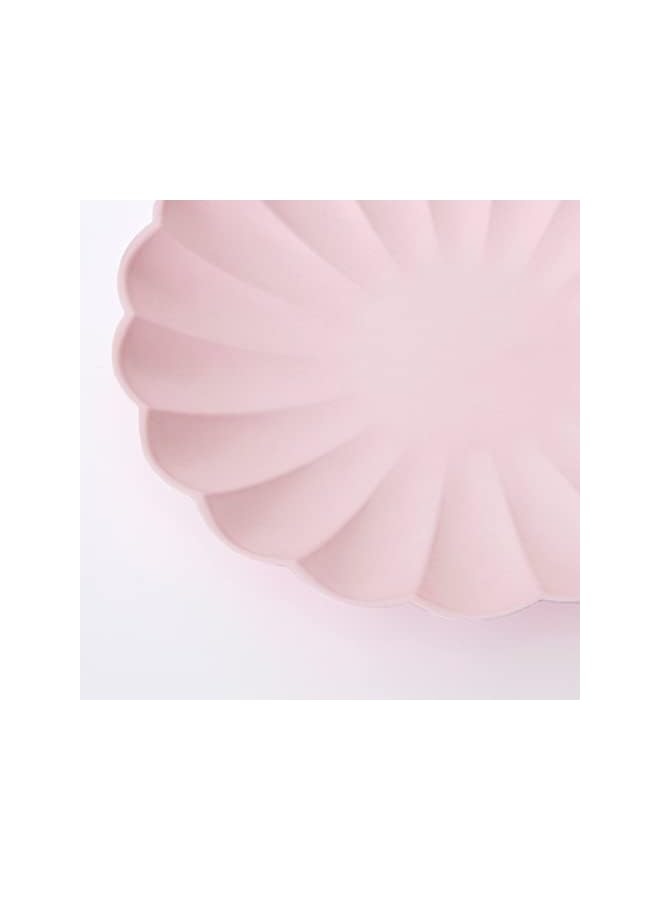 Raxoom Meri Simply Eco Plates, 8 Pieces, Large, Pink - Image 2
