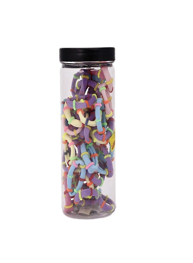 Cart Log مجموعة من 50 قطعة من ربطات الشعر المطاطية للبنات، متعددة الألوان، ربطات شعر ذيل الحصان، إكسسوارات شعر، ربطات شعر للأطفال، ربطات شعر صغيرة (خفيفة) - Image 4