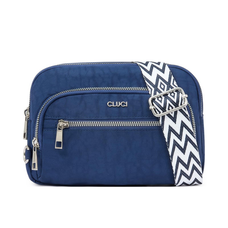 CLUCI Crossbody Bags for Women Travel,Anti Theft Crossbody Bag,Nylon Crossbody Purse,Lightweight Convertible Belt Bag RFID - Image 1