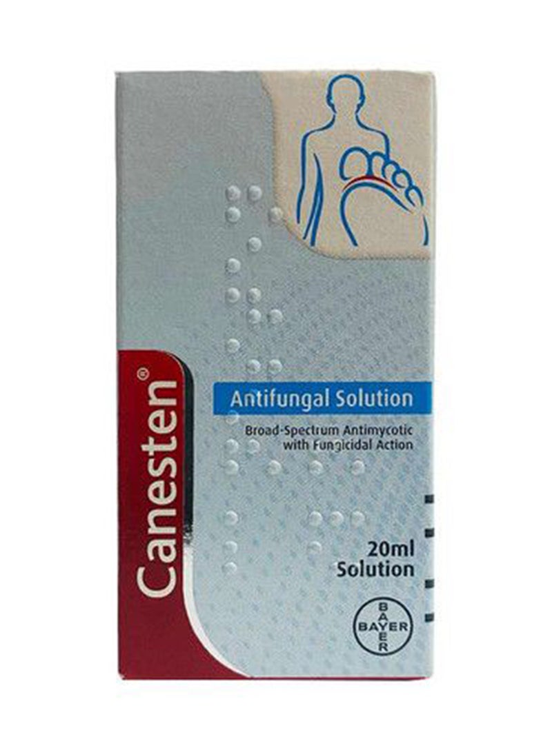 BAYER Canesten 0.2G Clotrimazole Broad Spectrum Antimycotic And Antifungal Solution 20Ml
