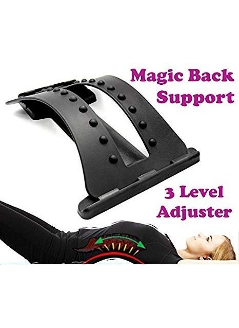 Swabs Swabs Adjustable Magic Back Pain Relief Lumbar Region Support with Cushion Removable  - Image 5