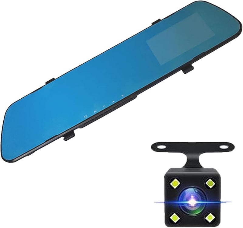 Black Vehicle Dashboard Recorder Front Camera 1080P 3 5 Inch Screen Car DVR - Image 4