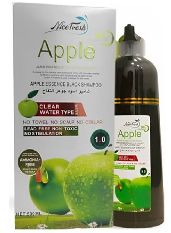 Nice Fresh Apple Essence Black Shampoo (1.0) - 500ml - Image 1