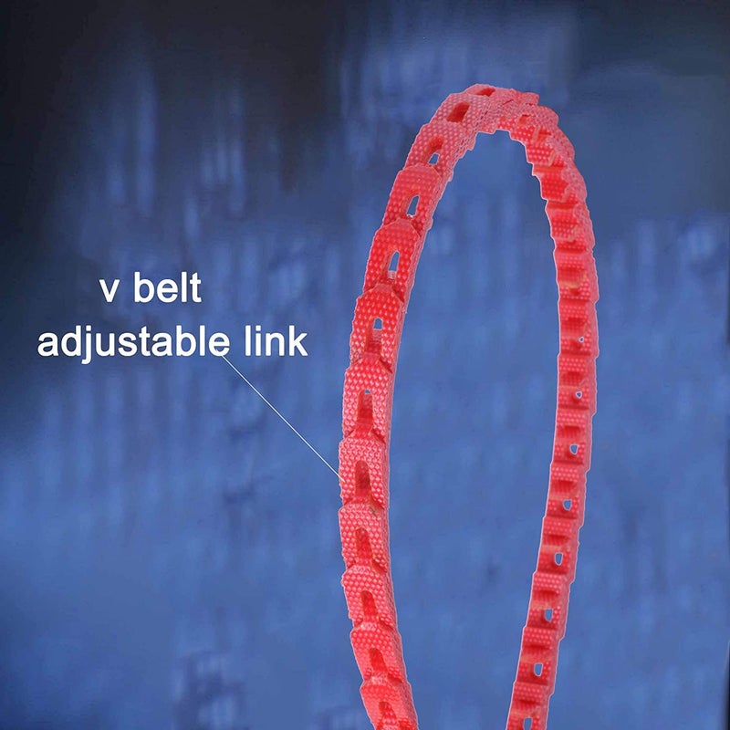 Wadoy Power Twist V Belt 3/8-Inch X 4 Feet Z Type  Industrial Rubber Link V-Belts  Adjustable Powertwist Drive V-Belts - Image 4