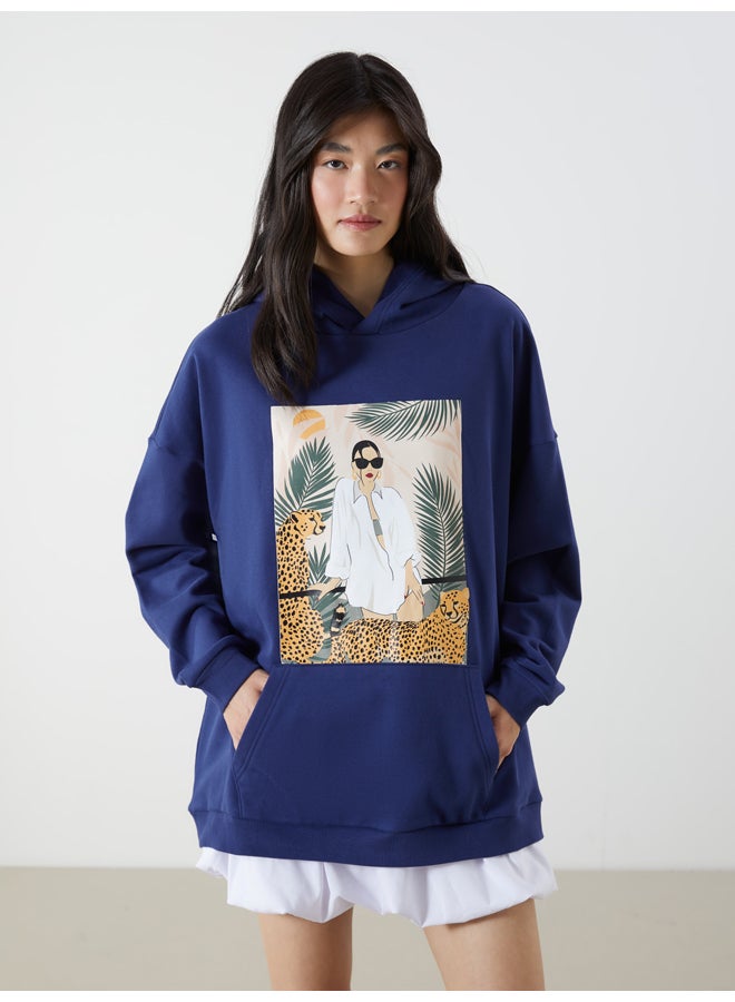 LC WAIKIKI Printed Women's Hoodie - Image 1