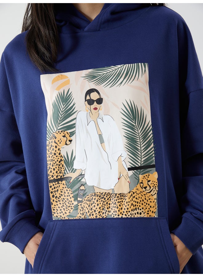 LC WAIKIKI Printed Women's Hoodie - Image 3