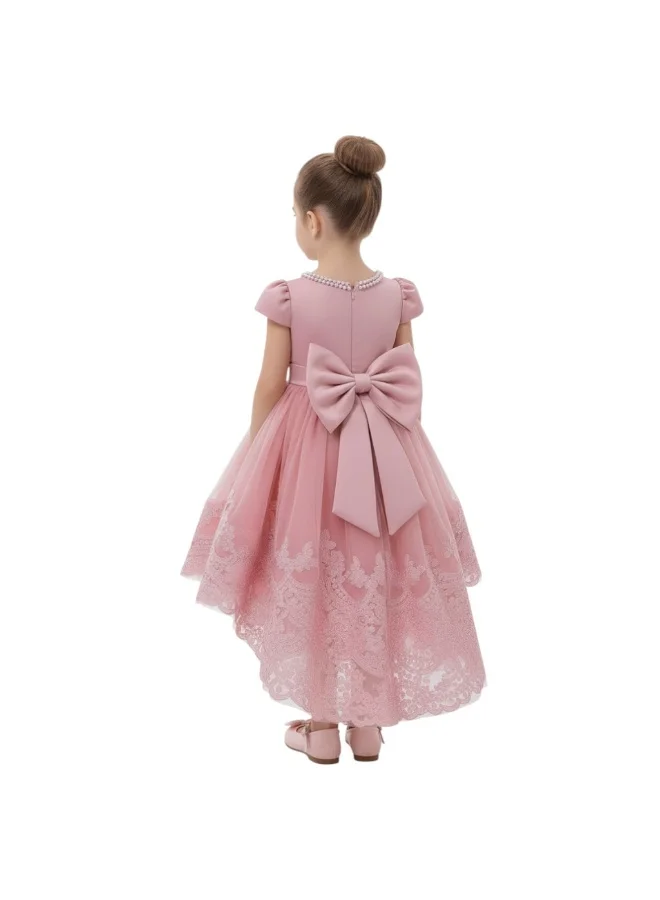 دىدانيالا دانييلا - فستان حفلات الأميرة الصغيرة للبنات، لون فلامنجو وردي