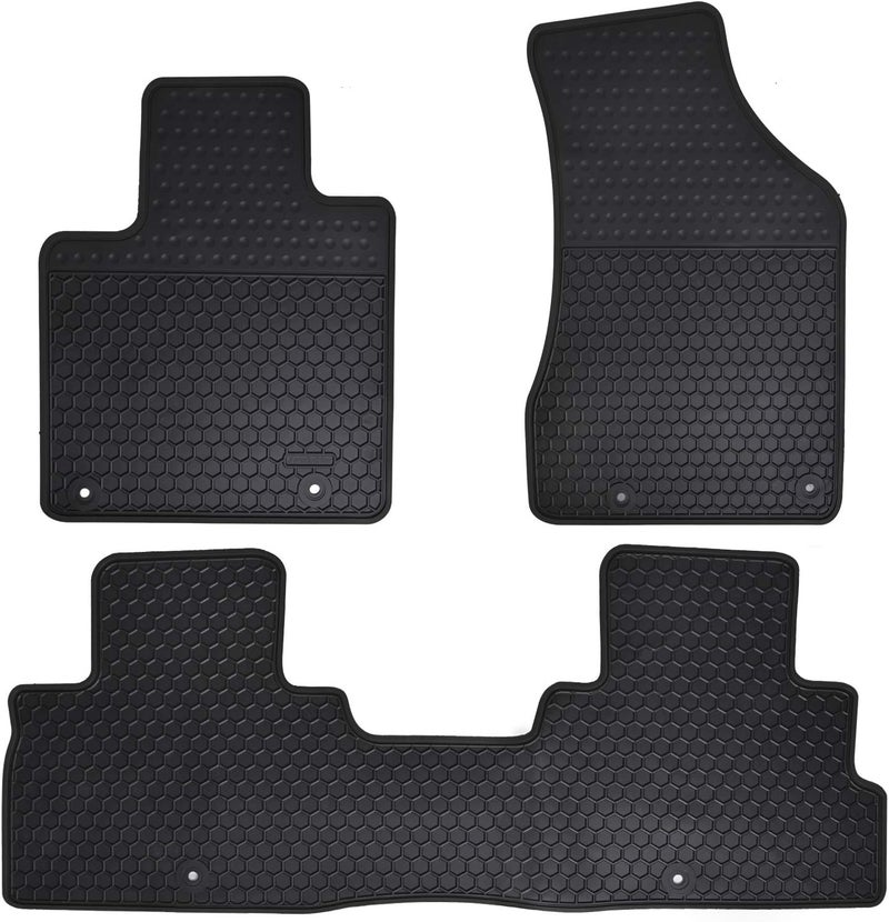 Megiteller Custom Fit Car Floor Mats for Nissan Murano 2015-2021 - Heavy Duty Rubber, Odorless, Washable, All Weather - Image 1