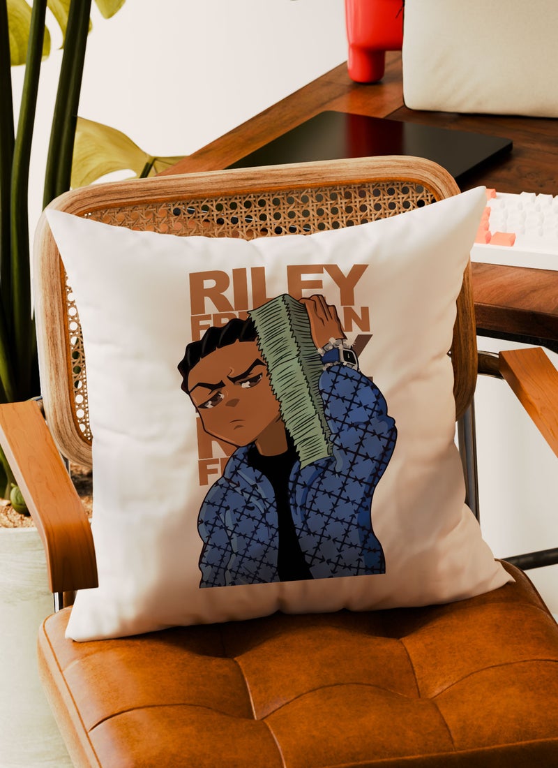 LOUD UNIVERSE The Boondocks Jar The Boondocks Couch Cushion Riley Freeman Decorative Cushion Brotherhood Funny anime Moment-Money Anime - Image 3