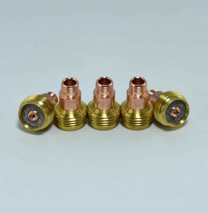RIVERWELD TIG Gas Lens Stubby Collet Body 45V25S 10N23S 1/16'' 1.6mm Kit for DB SR WP 17 18 26 TIG Welding Torch 10pcs - Image 5
