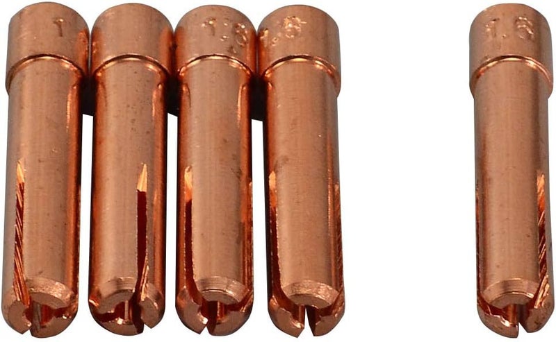 RIVERWELD TIG Gas Lens Stubby Collet Body 45V25S 10N23S 1/16'' 1.6mm Kit for DB SR WP 17 18 26 TIG Welding Torch 10pcs - Image 4