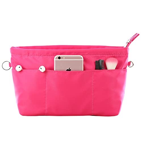 Lckaey Purse organizer insert for neverfull handbag is compatible with more similar brands of tote bagnylon organizer 3055redM - Image 1
