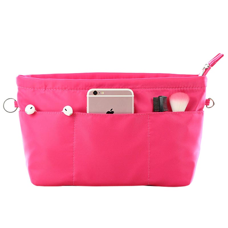 Lckaey Purse organizer insert for neverfull handbag is compatible with more similar brands of tote bagnylon organizer 3055redM - Image 2